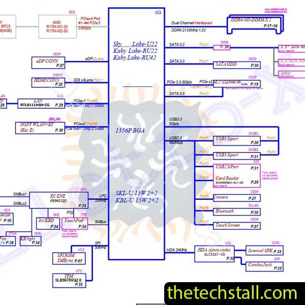 HP 15-BS526UR CSL50 LA-E791P REV 1.0 Schematic Diagram