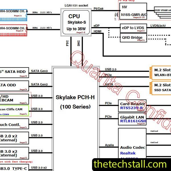 HP 24-B208A DA0N83MB6G0 N83 Schematic Diagram