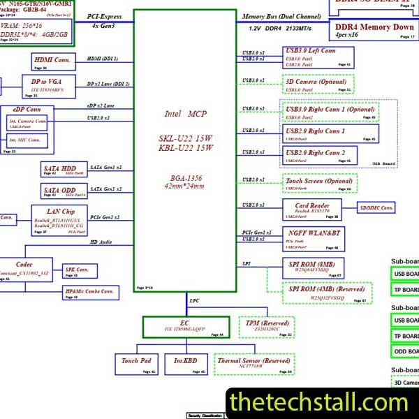 Lenovo IdeaPad 310-15IKB NM-A982 CG413 Discret Schematic Diagram