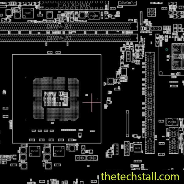 ASUS H110M-D3V Rev 1.00 Boardview File