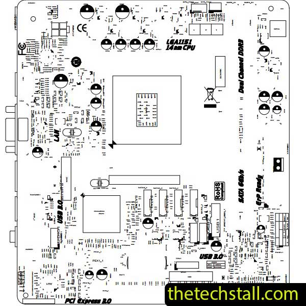 BIOSTAR H110MHV3 R7.0 BoardView File