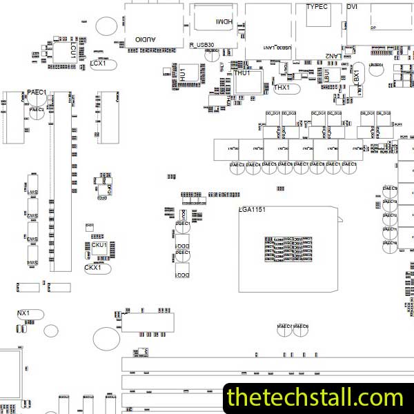 GIGABYTE GA-Z170X-UD5 REV 1.0 BoardView File