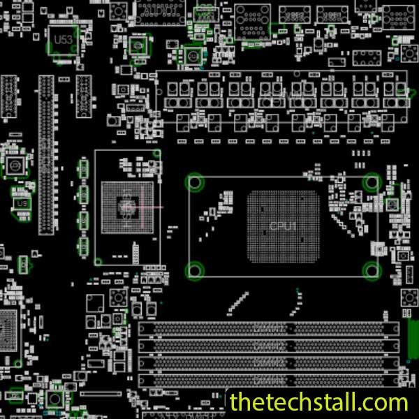 MSI 970A GAMING PRO CARBON MS-7992 BoardView File