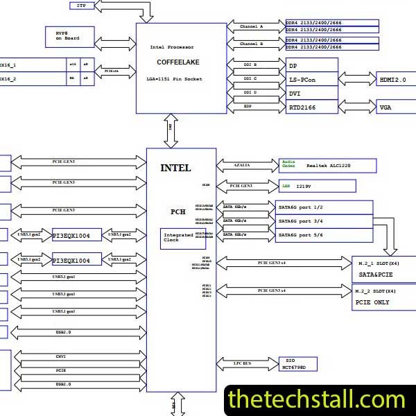 ASUS PRIME H410M-F 1.00 Schematic Diagram