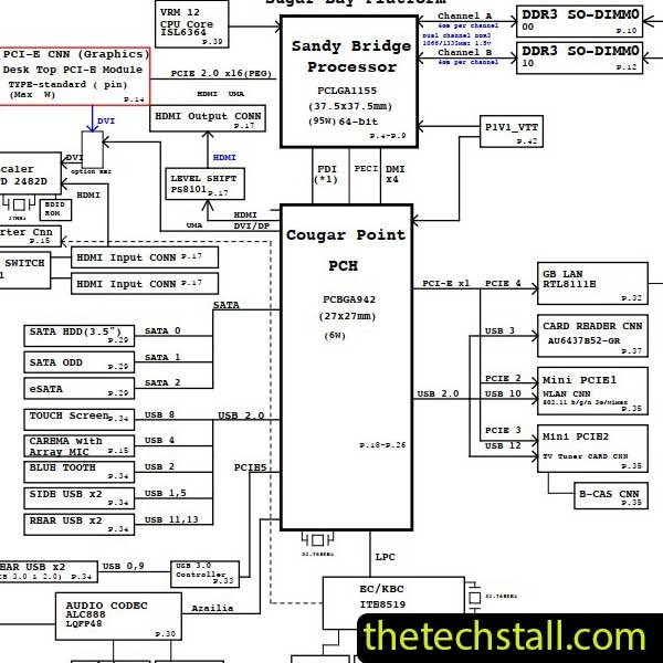 Acer Aspire Z5801 QK1 DA0QK1MB6I0 Schematic Diagram