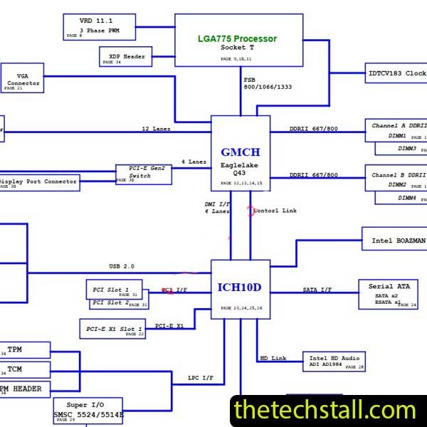 Dell OptiPlex 760 GAO403 Schematic Diagram