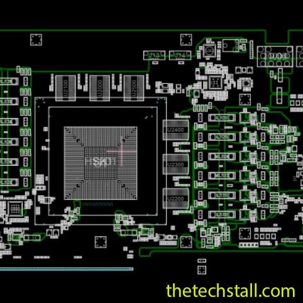 MSI Radeon RX6700XT Gaming-X-12G MS-V398 R1.0 BoardView File