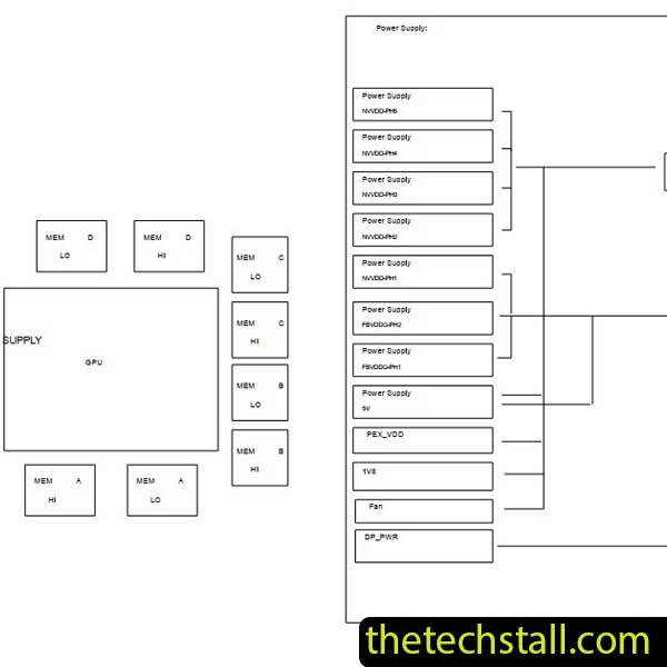 ASUS TUF Gaming GeForce-GTX 1660 CG165PI-PG161 A00 Rev1.00 Schematic Diagram