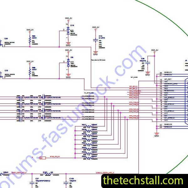 GIGABYTE GeForce GTX750 GV-N750OC-2GI REV1.0 Schematic Diagram