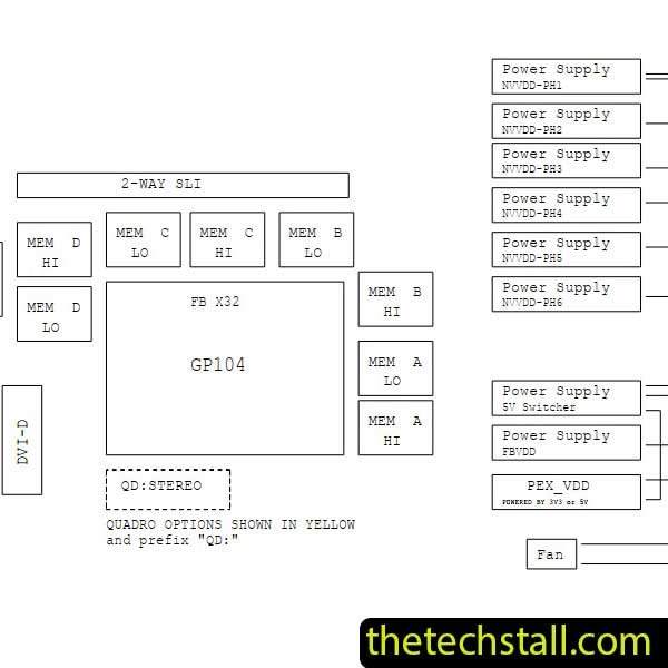 GeForce GTX 1070Ti PG411 Rev A00 Schematic Diagram