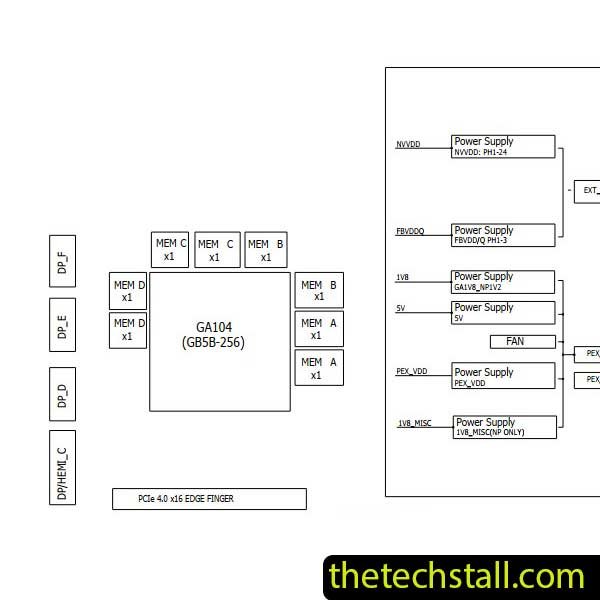 MSI RTX4090 MS-V511 REV 6.0 Schematic Diagram