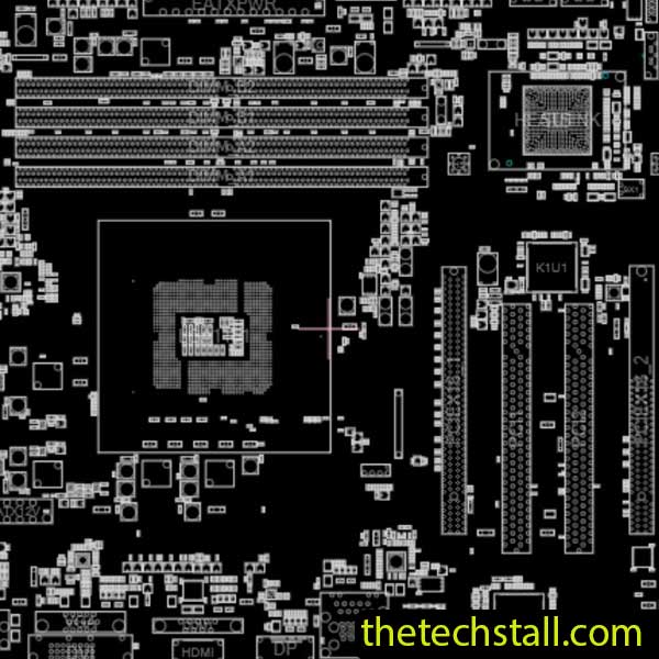 ASUS Prime H110M2/FPT REV1.00 BoardView File