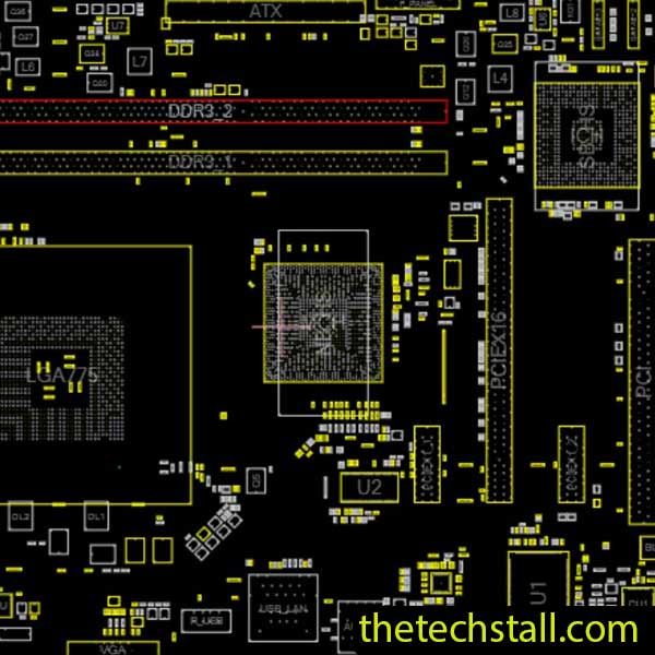 Gigabyte GA-G41MT-S2 REV1.4 BoardView File