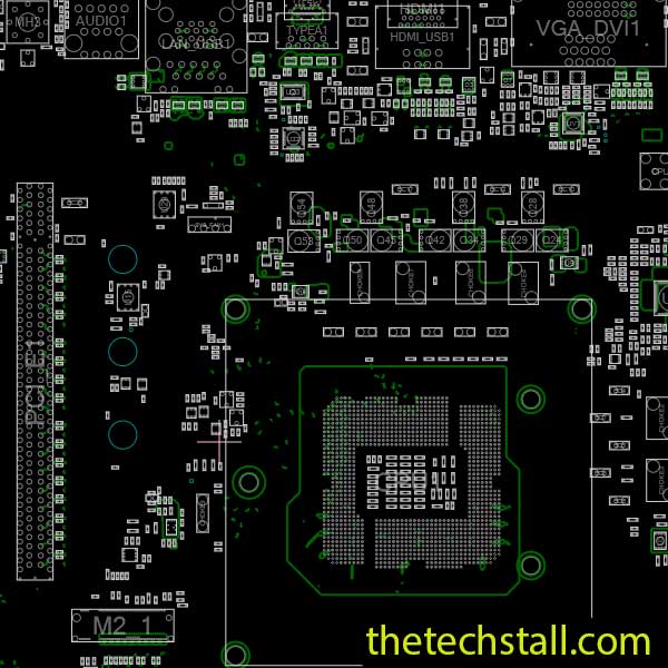 MSI B250M GAMING PRO MS-7A65 REV1.0 BoardView File