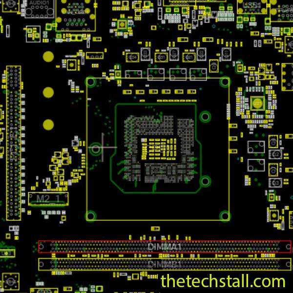 MSI B250M PRO-VD MS-7A74 Rev1.0 BoardView File