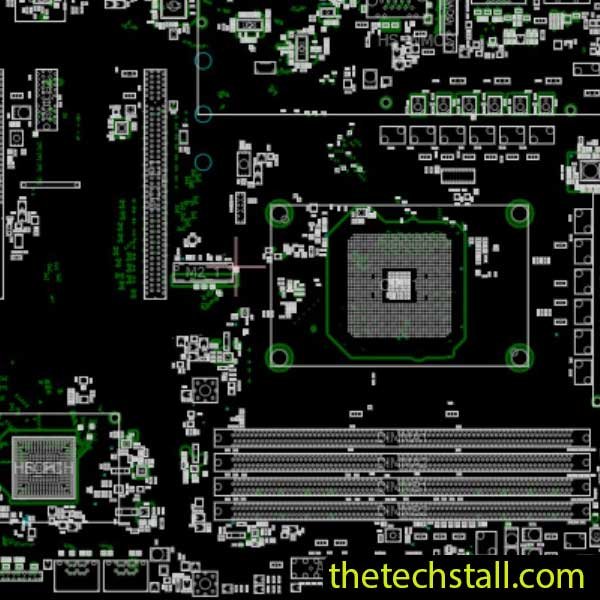 MSI MPG X570 GAMING PRO CARBON WIFI MS-7B93 REV1.0 BoardView File