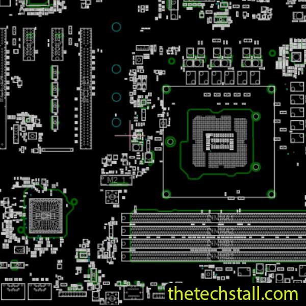 MSI MPG Z390 Gaming Pro Carbon AC MS-7B17 REV 2.0 BoardView File