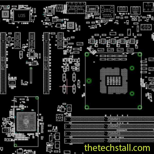 MSI P67A-GD65 MS-7681 Rev1.01&4.0 BoardView File