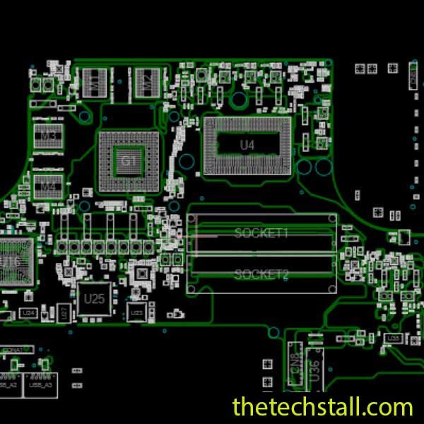 MSI Stealth GS73-7RE MS-16K4/MS-16K41 REV1.0 BoardView File