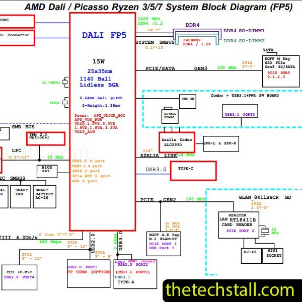 Clevo NR40BU/NR41BU 6-71-NR400-D02 Schematic Diagram