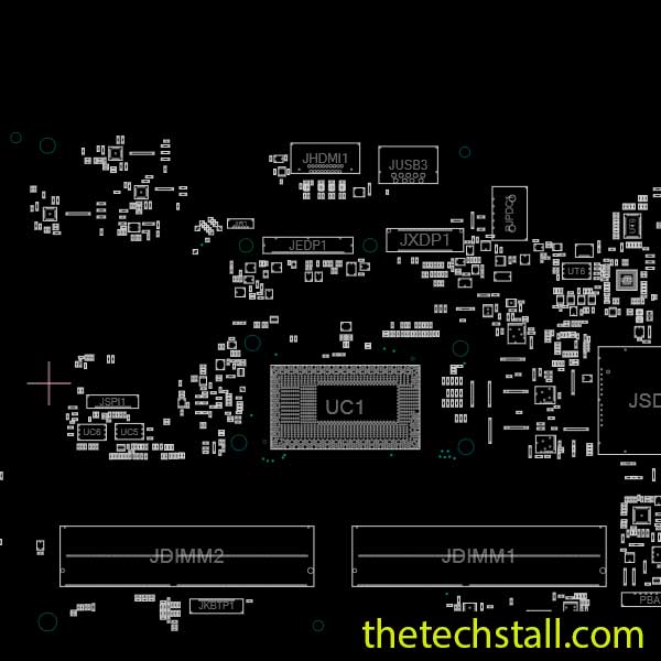 DELL Latitude 5590 DDM80 LA-F411P Rev1.0 BoardView File