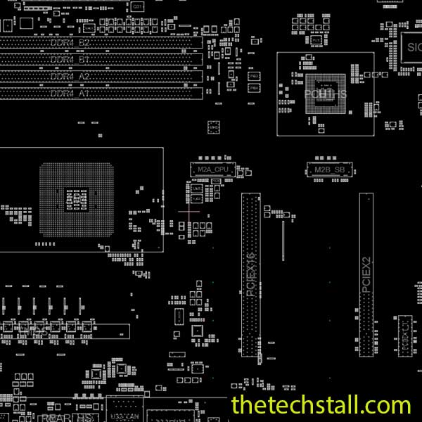 Gigabyte B550 AORUS ELITE AX V2 REV1.0 BoardView File