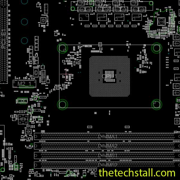 MSI B450M BAZOOKA MAX WIFI MS-7C87 Rev1.1 BoardView File