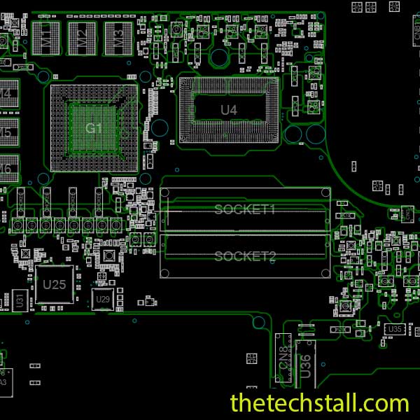 MSI GS63VR Stealth Pro 7RF-252US MS-16K2 Rev1.0&2.0 BoardView File