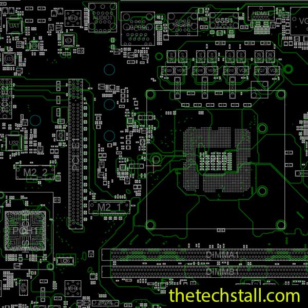 MSI H410M-A PRO MS-7C89 Rev1.2&1.3 BoardView File