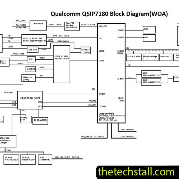 Acer Aspire A114-61 Z8X DA0Z8XMB6D0 Schematic Diagram