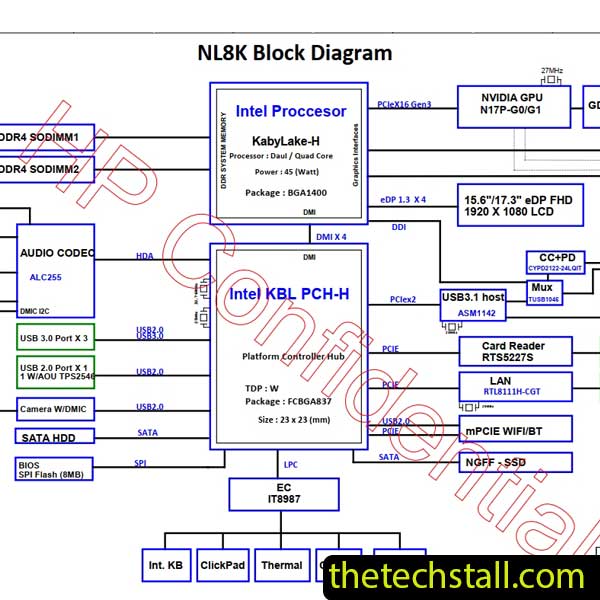 Casper Excalibur G850 NL8K DANL8KMBAD0 Schematic Diagram