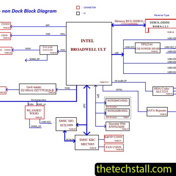 Dell Latitude E5250 HOUSTON 12 UMA LA-A893P R03 Schematic Diagram