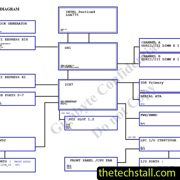 Gigabyte GA-G41M-Combo R2.0 Schematic Diagram