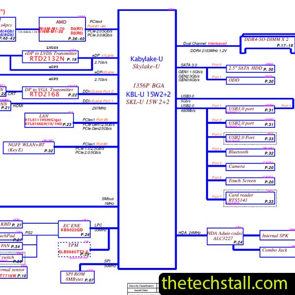 HP 15-AY132NG LA-D707P CDL50 Rev1.0 Schematic Diagram