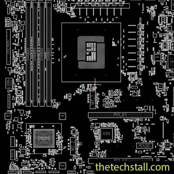 MSI MAG B660M MORTAR DDR4 MS-7D42 V1.1 BoardView File