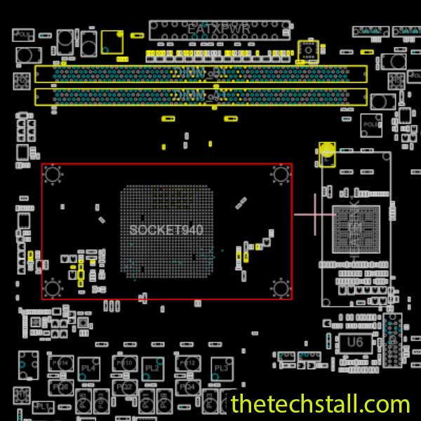 ASUS M2A74-AM SE Rev 1.00 A01 BoardView File