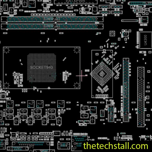 ASUS M3N78-AM Rev 2.00G BoardView File