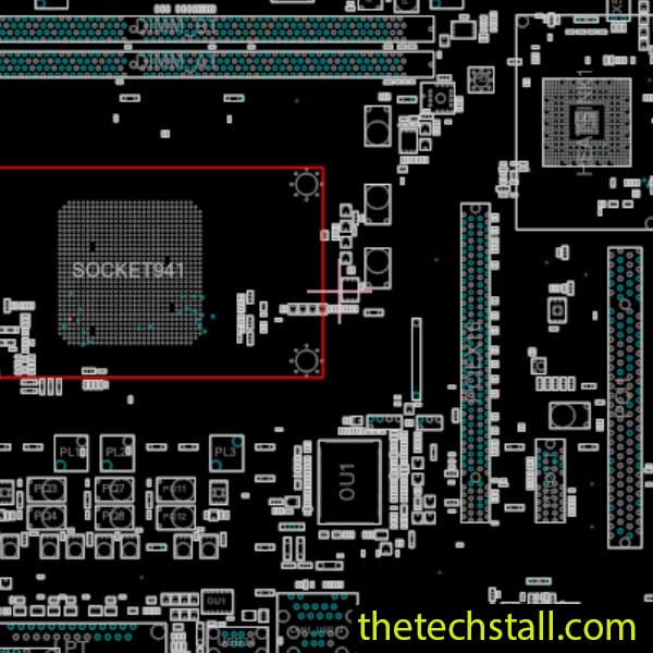 ASUS M4N68T-M LE 1.00G BoardView File