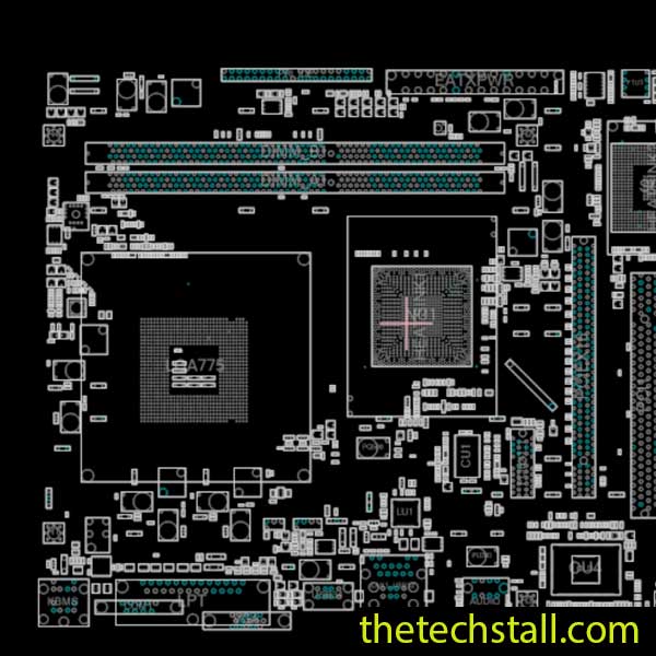 ASUS P5G41T-M LX2 BR Rev1.03 BoardView File