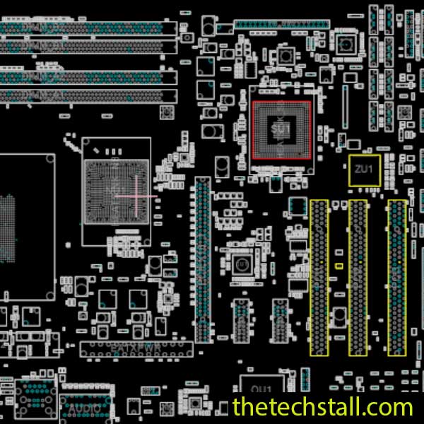 ASUS P5Q REV 1.03G 60-MIB4P0-B0A BoardView File