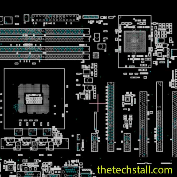 ASUS P8H77-V LE Rev 2.00 BoardView File