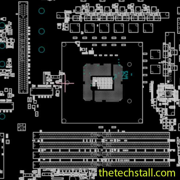 ASUS TUF GAMING B460M-PLUS Rev 1.00 BoardView File