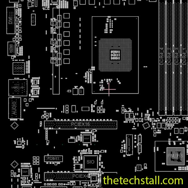 Gigabyte B450M AORUS M Rev 1.01B BoardView File