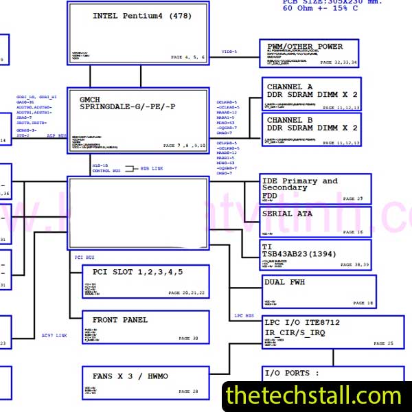 Gigabyte GA-8IG1000-G Rev3.0 Schematic Diagram