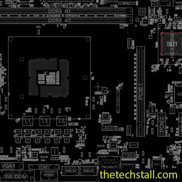 ASRock H110M-DV2 R1.01 70-MXB2M0-A01 BoardView File