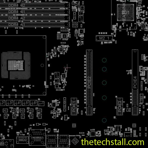 ASRock H170 Pro4 OC R1.01 70-MXB1N0-A01 BoardView File