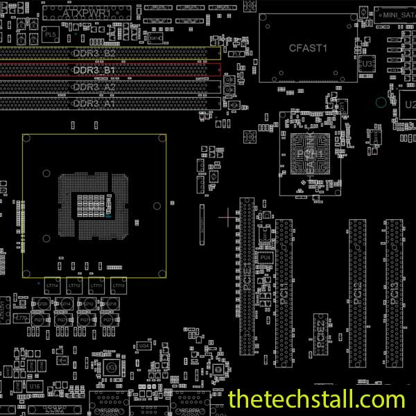 ASRock Industrial IMB-785-H81 Rev 1.02 70-PXG1X0-A01 BoardView File