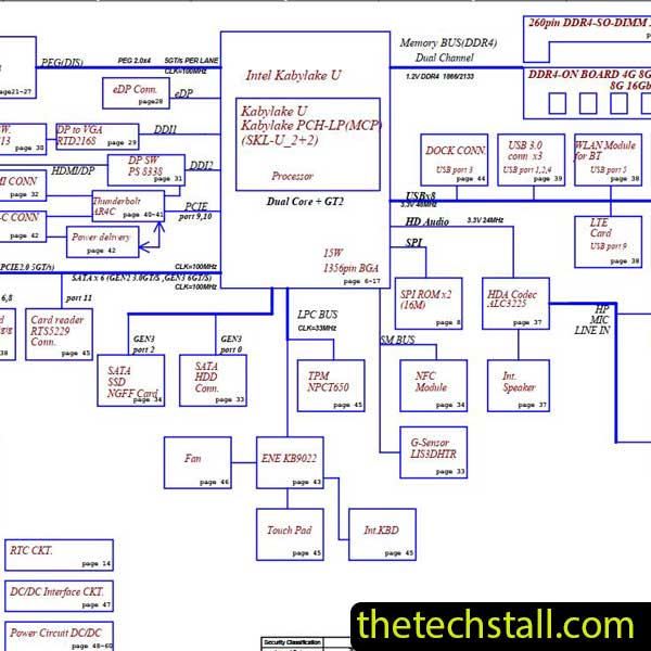 Acer TravelMate P658 C4PB1/C5PB1 LA-E591P R1.0 Schematic Diagram