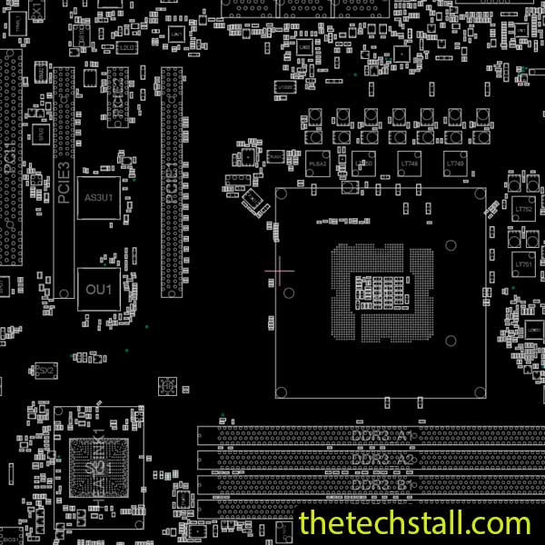 Asrock B150M PRO4S D3 R1.01 70-MXB080-A01 BoardView File