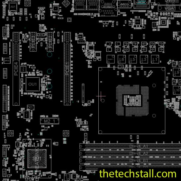 Asrock B150M Pro4S R1.02 70-MXGZX0-A01 BoardView File